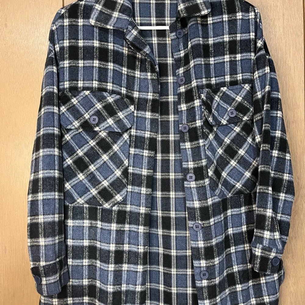 Papermoon Blue and White Flannel